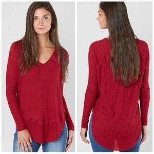 Free People Catalina Thermal Top Hi Lo Hem